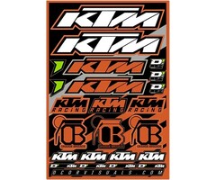 D'COR Visuals Sticker Aufkleber Bogen KTM Racing