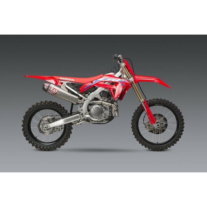Yoshimura RS-12 Signature Series Full Exhaust System - Edelstahl - Aluminium Honda CRF 450R/RX Bj. 21-24