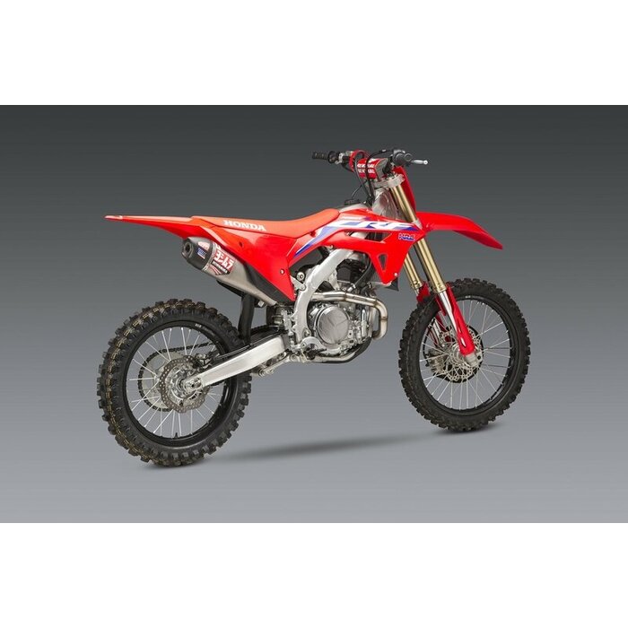 Yoshimura RS-12 Signature Series Full Exhaust System - Edelstahl - Aluminium Honda CRF 450R/RX Bj. 21-24