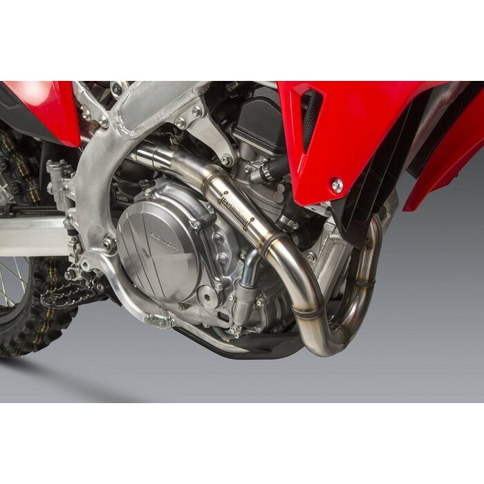 Yoshimura RS-12 Signature Series Full Exhaust System - Edelstahl - Aluminium Honda CRF 450R/RX Bj. 21-24
