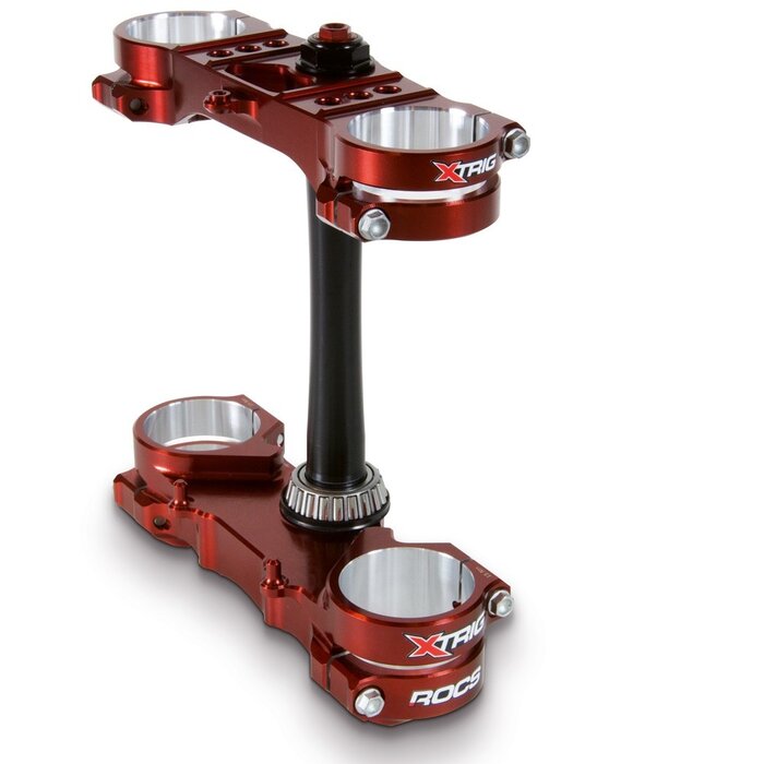 X-trig Gabelbrücken - Kit ROCS Offset 23-25 M12 für Yamaha YZ125 / Fantic XX125