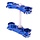 Gabelbrücken - Kit ROCS Tech Offset 25 blau M12 für Yamaha YZ125 / Fantic XX125