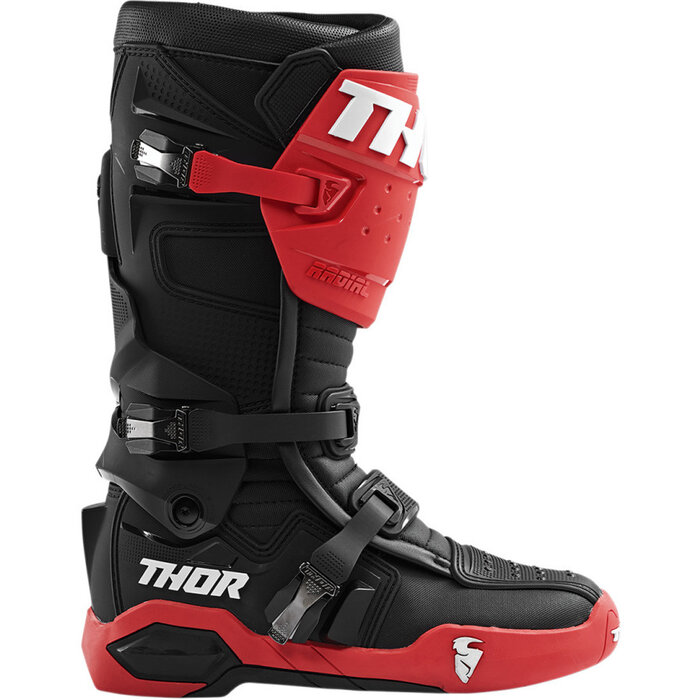 Thor Radial MX Stiefel schwarz rot