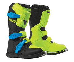 Thor Kinder - Jugendliche Blitz XP Stiefel blau grün  fluoreszierend schwarz