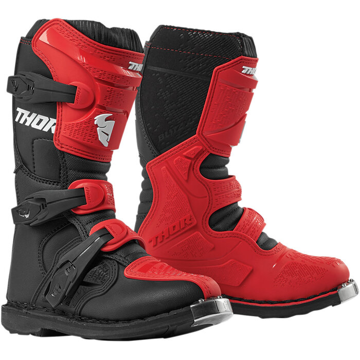Thor Kinder - Jugendliche Blitz XP Stiefel rot schwarz