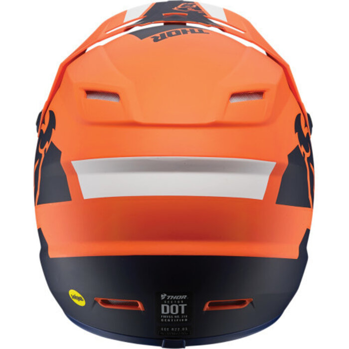Thor Kinderhelm Sector Split MIPS® Helm orange schwarz weiss matt