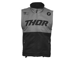 Thor Warm Up Jacke Weste schwarz charcoal