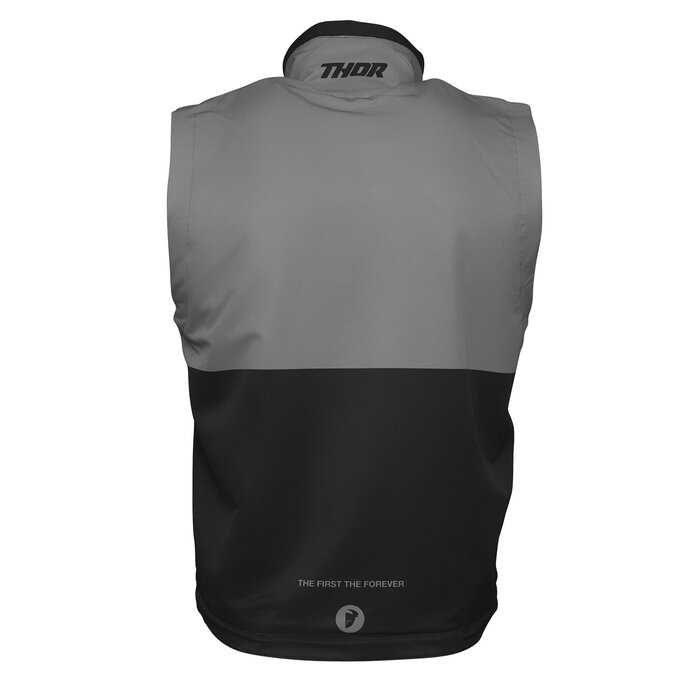 Thor Warm Up Jacke Weste schwarz charcoal