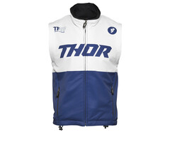 Thor Warm Up Jacke Weste schwarz blau weiss