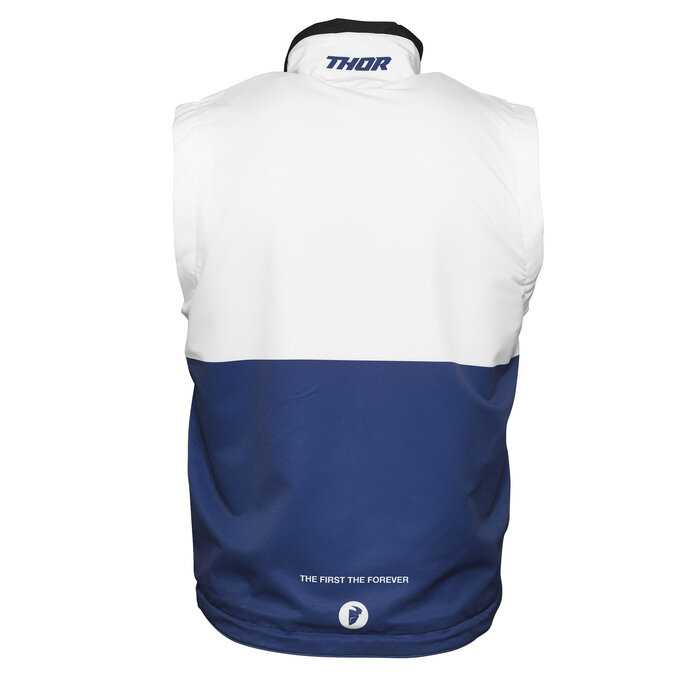 Thor Warm Up Jacke Weste schwarz blau weiss