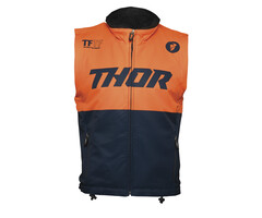 Thor Warm Up Jacke Weste blau orange
