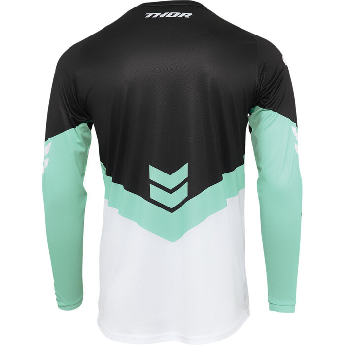 Thor Kinder Jugend Jersey Sector Chev schwarz mint