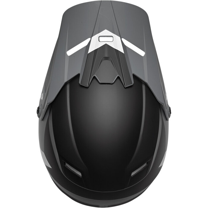 Thor Kinderhelm Sector Chev Helm für Jugendliche schwarz grau