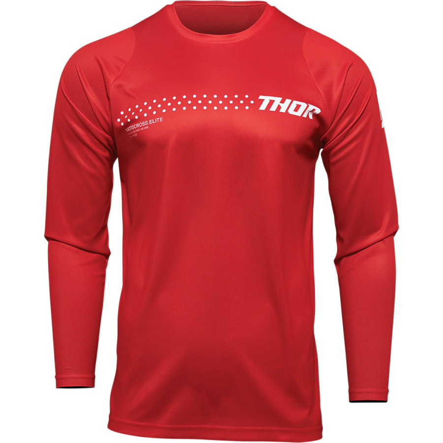 Thor Kinder Jugend Jersey Sector Minimal rot