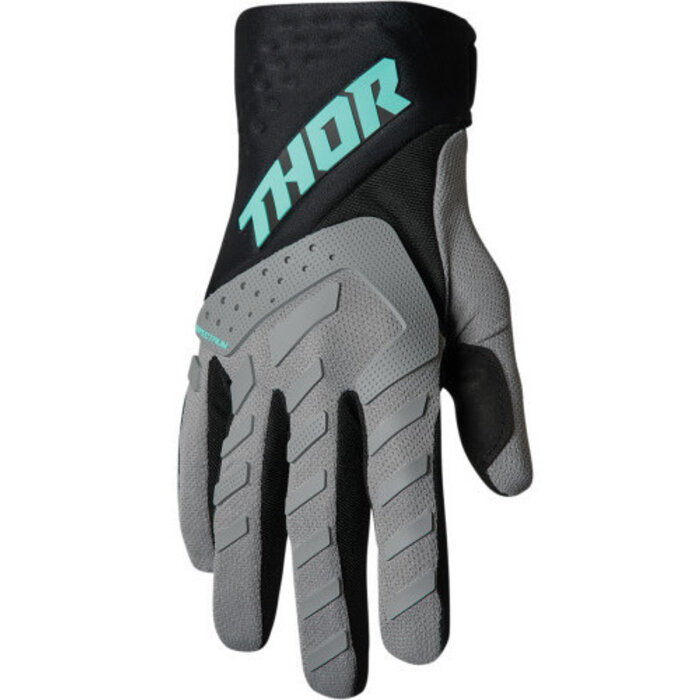 Thor Spectrum Offroad Handschuhe schwarz grau mint
