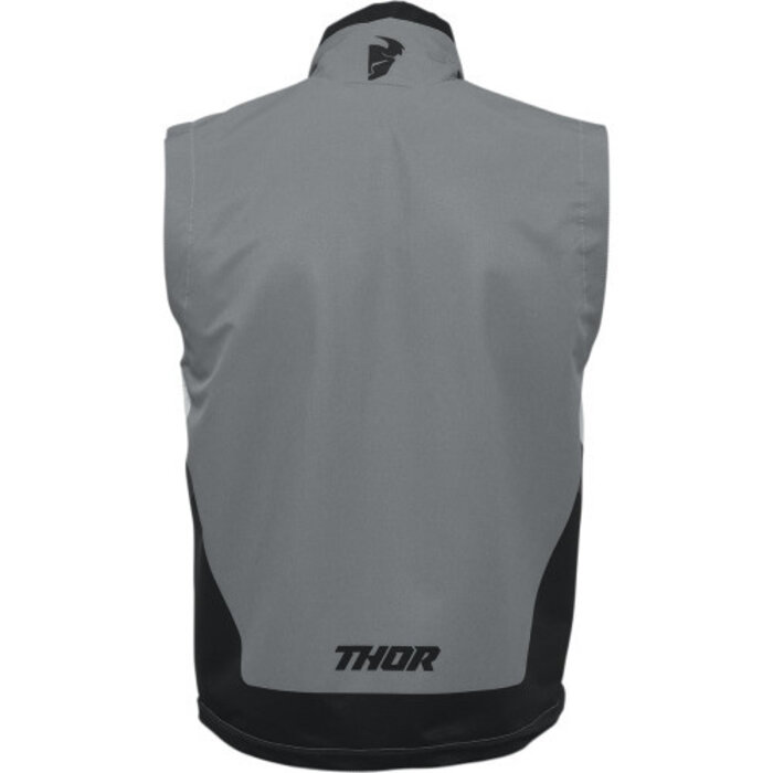 Thor Warm Up Jacke Weste grau schwarz