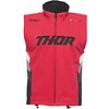 Thor Warm Up Jacke Weste rot schwarz