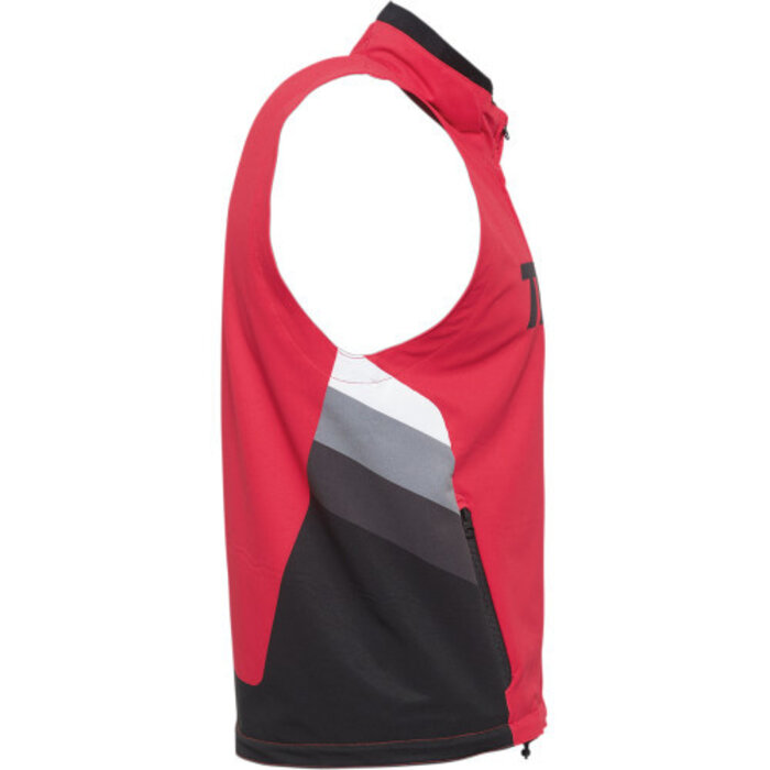 Thor Warm Up Jacke Weste rot schwarz