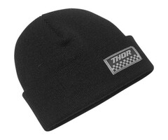 Thor Checker Beanie Haube schwarz
