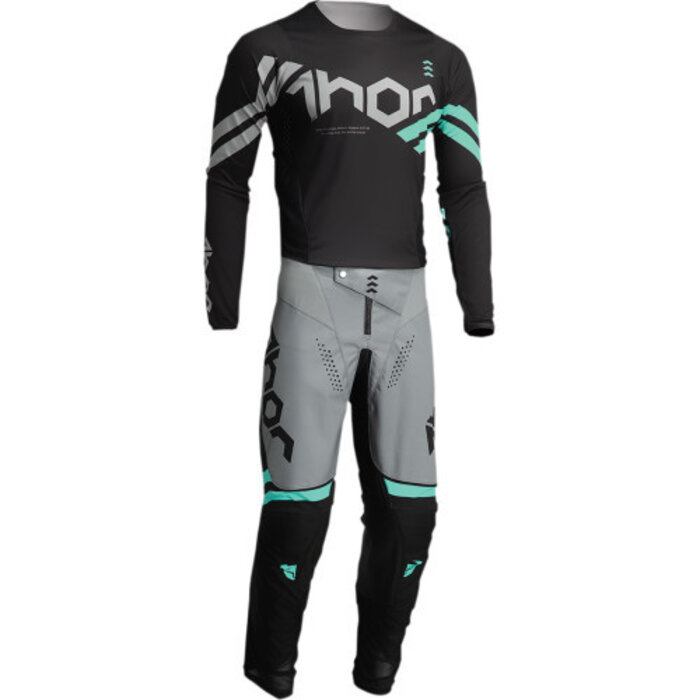 Thor Kinder Jugend Hose Pulse Cube schwarz mint