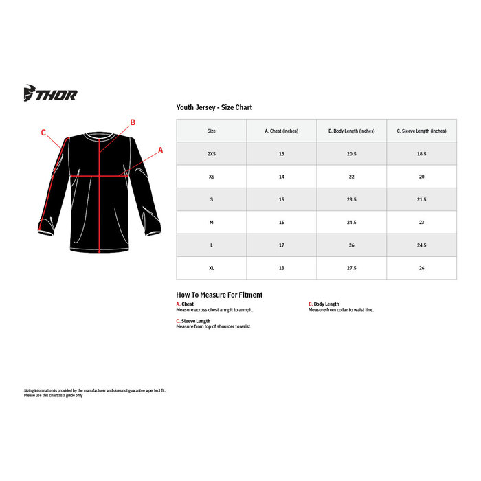 Thor Kinder Jugend Jersey Pulse Cube grau orange