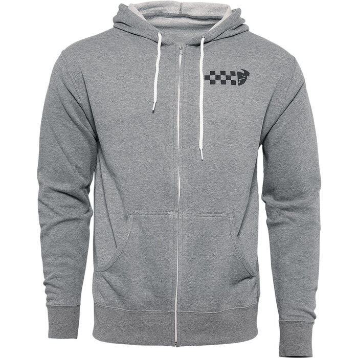 Thor Checkers Fleece Jacke grau