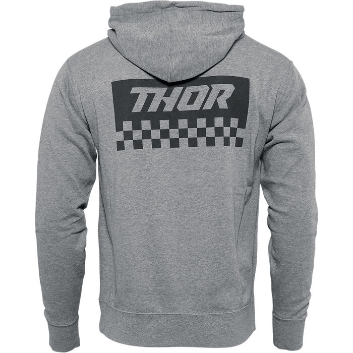 Thor Checkers Fleece Jacke grau