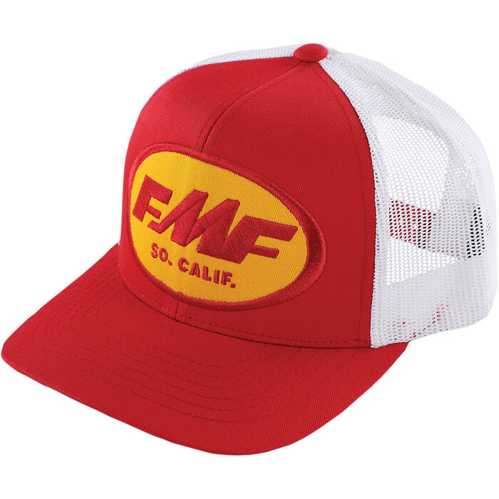 FMF Cap Kappe Original 2 Hat - weiss / rot - One Size Fits Most