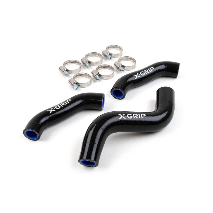 X-Grip Silicon Kühlerschlauch für KTM SX-F EXC-F 450 / Husqvarna FE FC 450 / GasGas  MC-F 450