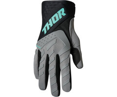 Thor Kinder Spectrum Offroad Handschuhe grau mint