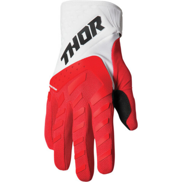 Thor Kinder Spectrum Offroad Handschuhe rot weiss