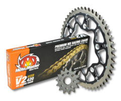 Motomaster Hochwertiger Antriebssatz für KTM SX65 - Husqvarna TC65 - GasGas MC65