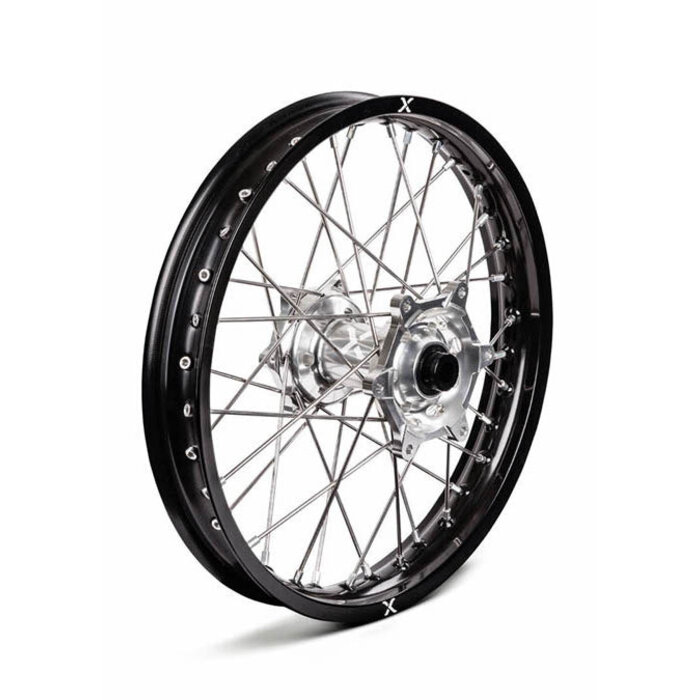 X-Grip Felge V1 / 2.15" X 19" hinten für KTM SX SXF EXC EXC-F ab Bj. 2016-2022  schwarz /  silber