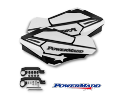 Powermadd Sentinel Handschützer Kit weiss - schwarz