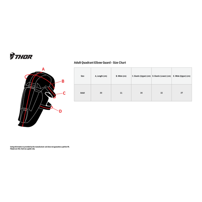 Thor Quadrant Ellbogenprotektoren für Jugendliche