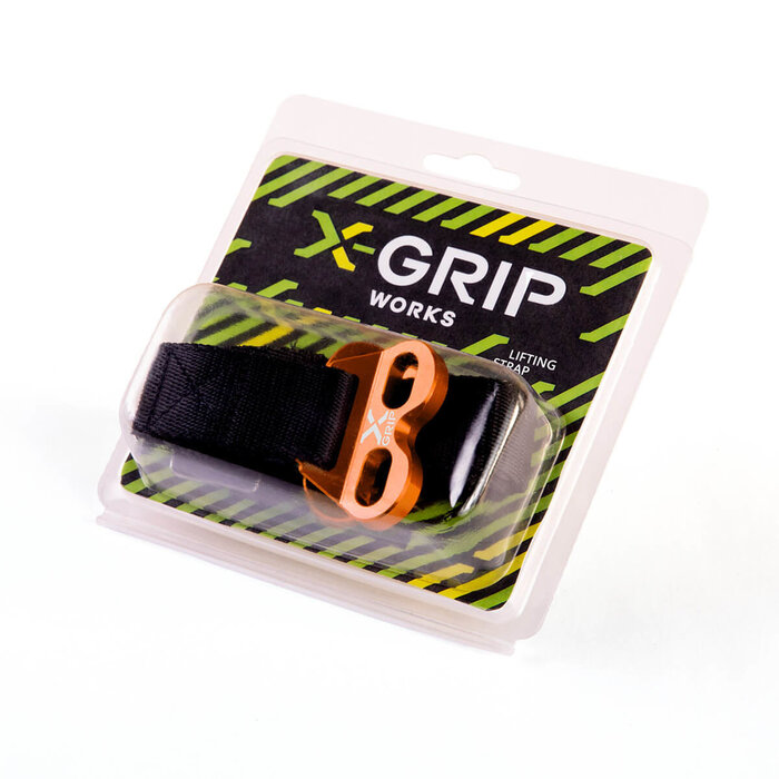 X-Grip Lifting Strap Trage Gurt Bergegurt Hebeband orange XG-2144