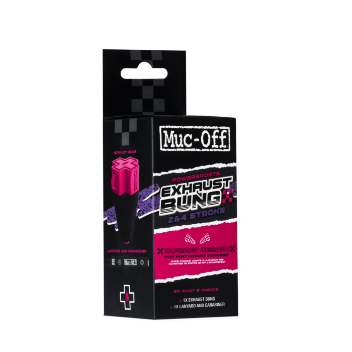 Muc-Off Motorcycle Exhaust Bung  Auspuffstopfen 2 Takt - 4 Takt