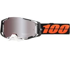 100 % Armega MX Enduro Brille Blacktail schwarz orange HiPER Silver| Mirror