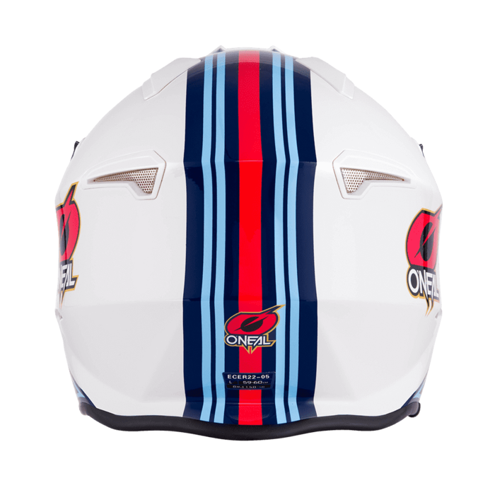 Oneal Roller Helm Volt weiss blau rot