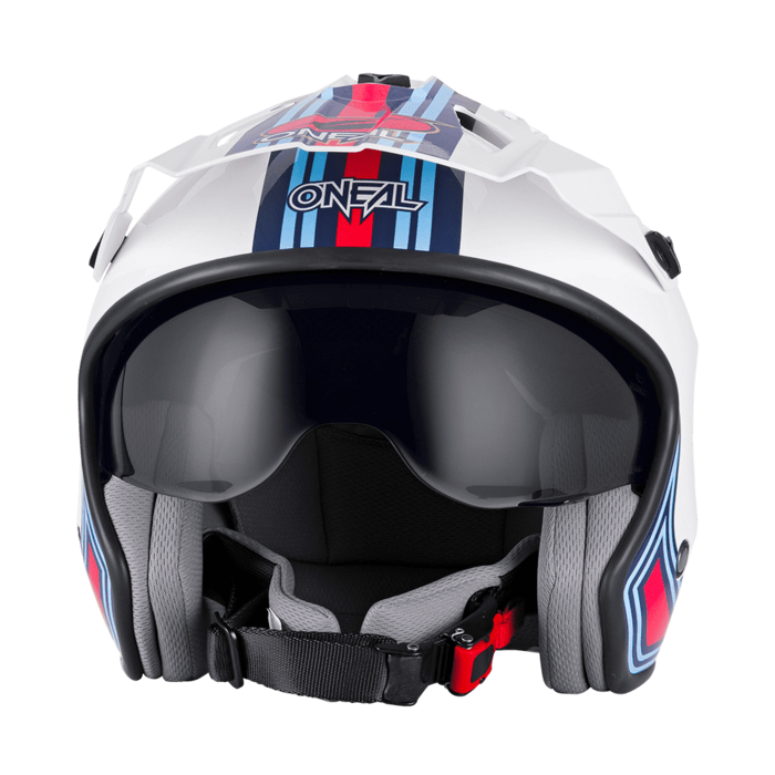 Oneal Roller Helm Volt weiss blau rot