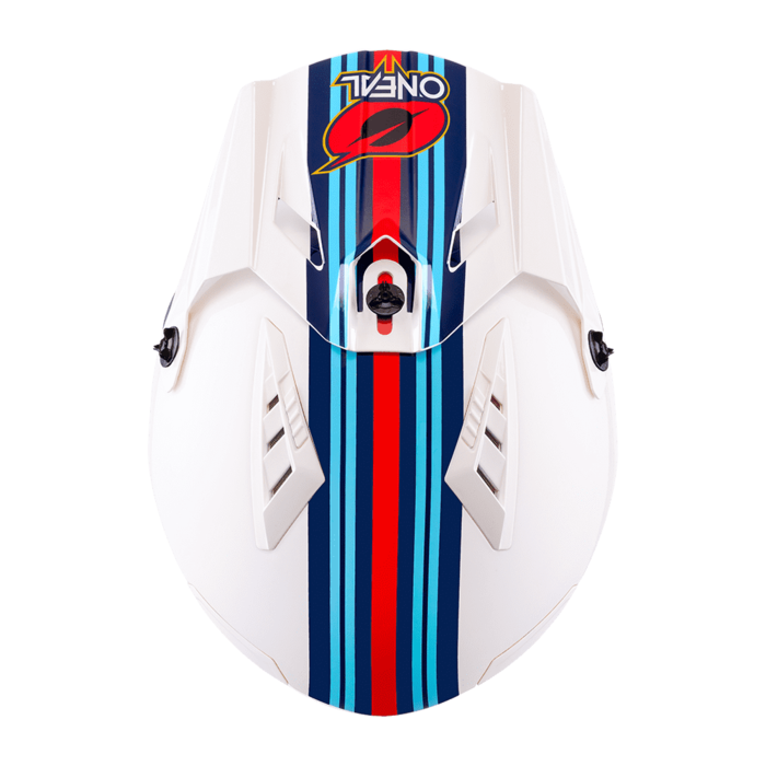 Oneal Roller Helm Volt weiss blau rot