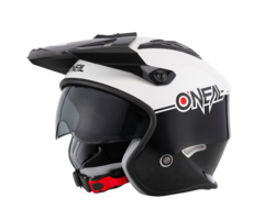 Oneal Roller Helm Volt Cleft schwarz weiss