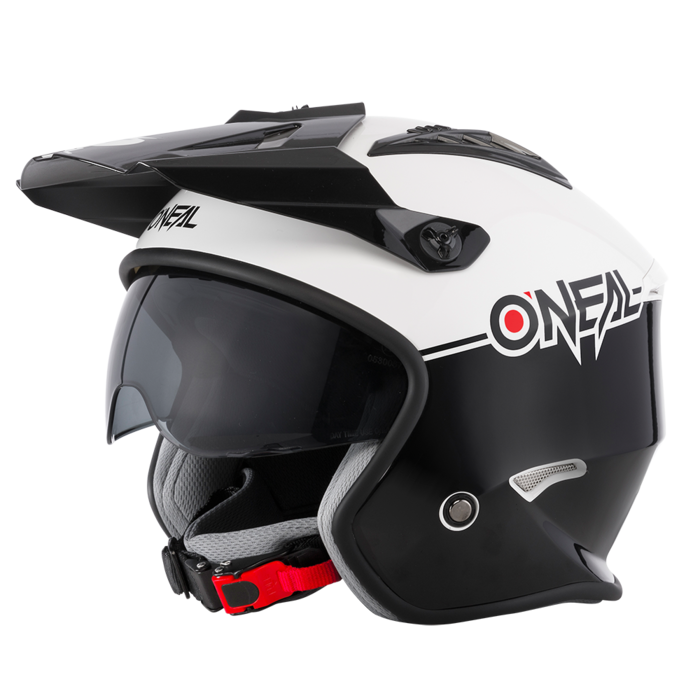 Oneal Roller Helm Volt Cleft schwarz weiss