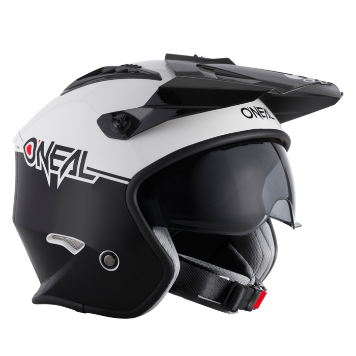Oneal Roller Helm Volt Cleft schwarz weiss