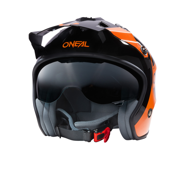 Oneal Roller Jet Helm Volt Corp schwarz orange