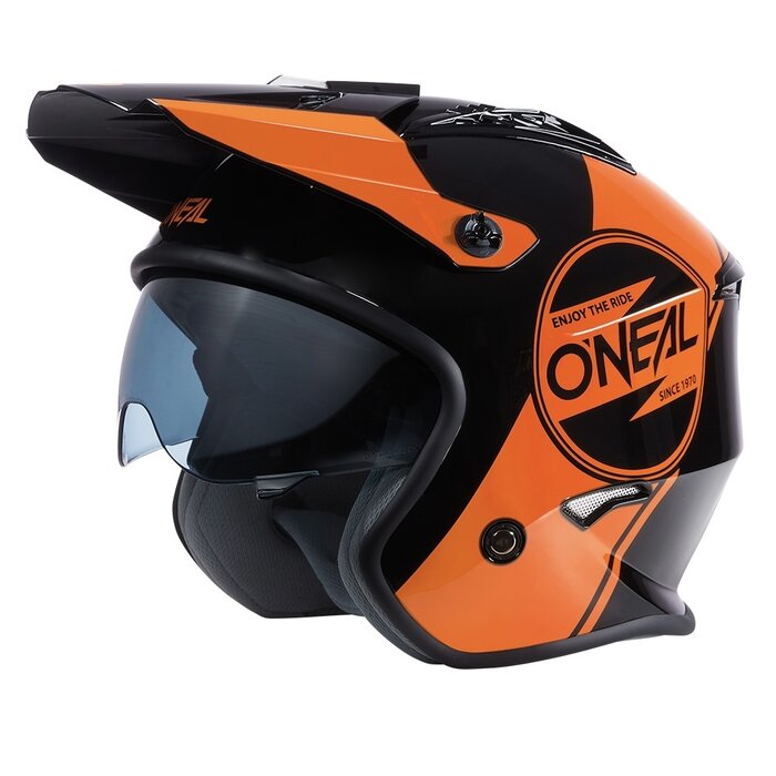 Oneal Roller Jet Helm Volt Corp schwarz orange
