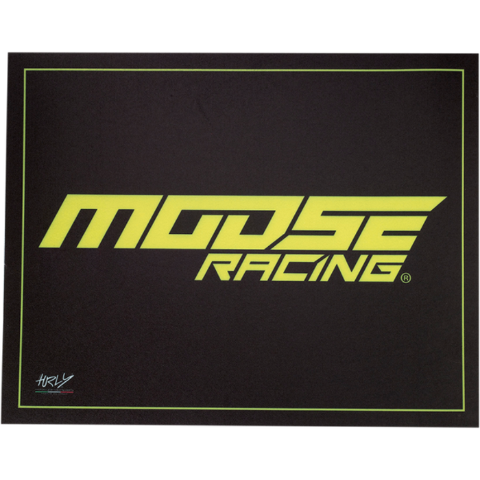Moose Racing Logo Fußmatte schwarz