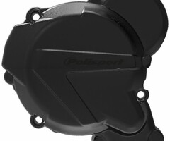 Polisport Zündungsdeckelschutz schwarz für KTM EXC Husqvarna TE 250 / 300 TPi  Bj. 17-22