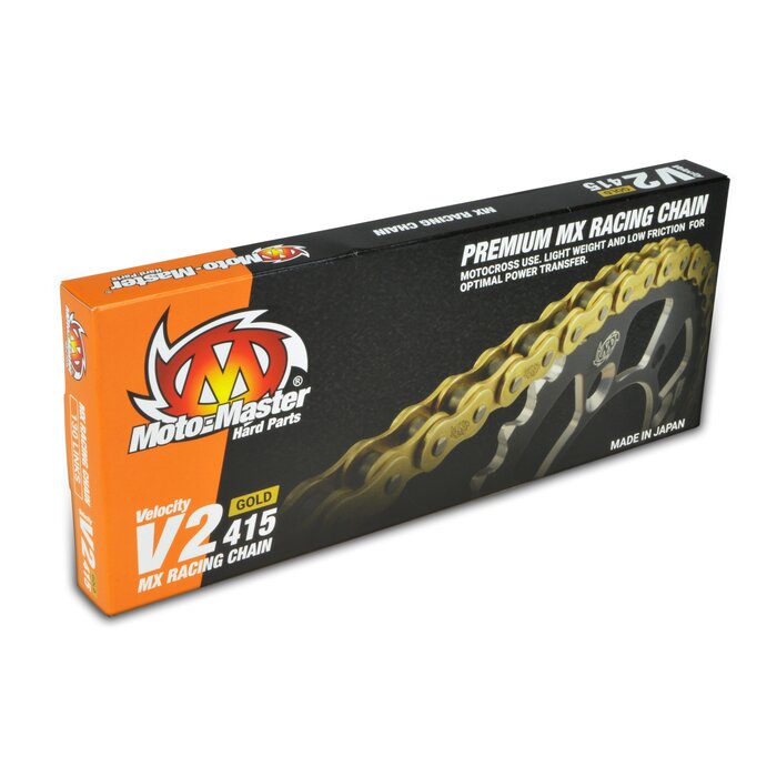 Motomaster Kette 415 V2 Drive Chain mit 130 Glieder und Clip Schloß