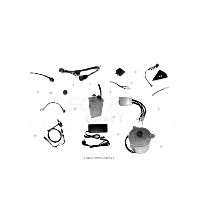 Beta Regler für Beta Minicross Elektro